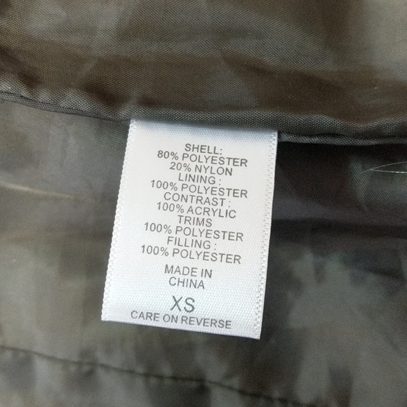 NY&CO Olive Green Puffer Jacket Size XS - Picture 9 of 12